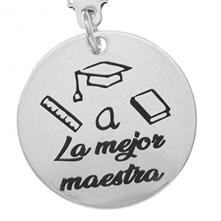 Llavero La mejor maestra de acero - Karissma