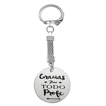 Llavero Gracias por todo Profe a de acero - Karissma