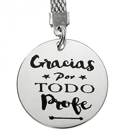 Llavero Gracias por todo Profe a de acero - Karissma