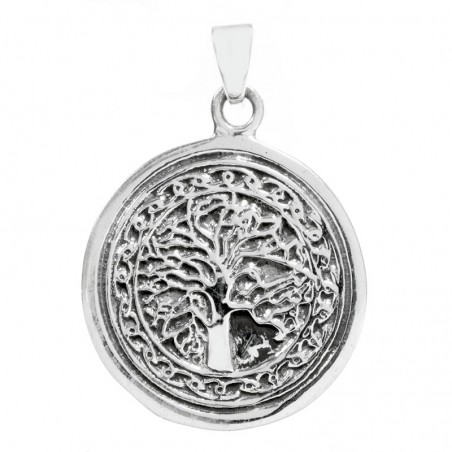 Colgante árbol de la vida Plata de Ley