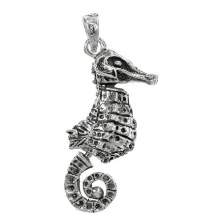 Colgante caballito de mar Plata de Ley
