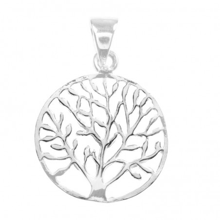 Colgante árbol de la vida calado fino Plata de Ley 925