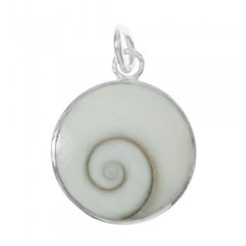 Colgante redondo reversible Plata de Ley 925 2