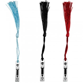 Marcapáginas profe doble cara Plata de Ley - Karissma