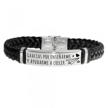 Pulsera para profesor o maestro acero - Karissma