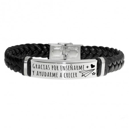 Pulsera para profesor o maestro acero - Karissma