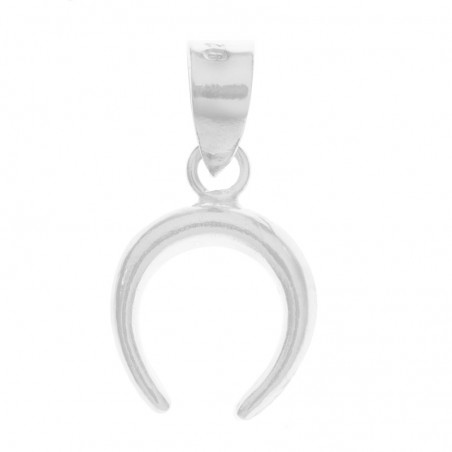 Colgante luna inverdia XS Plata de Ley