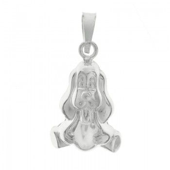 Colgante diseño de perro Plata de Ley