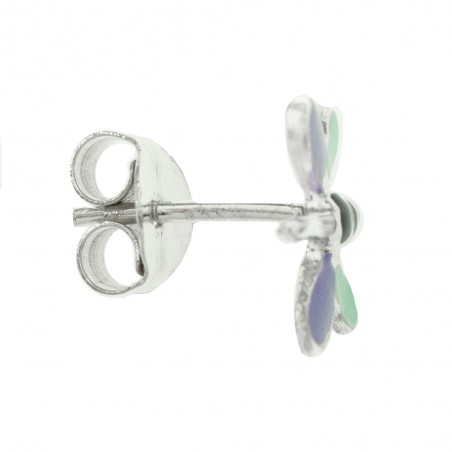 Pendientes mariposa esmaltada Plata de Ley - Karissma