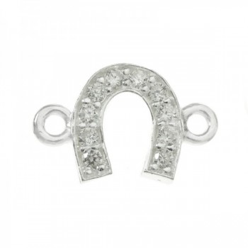 Entrepieza herradura mini Plata de Ley 925