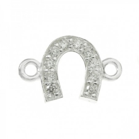 Entrepieza herradura mini Plata de Ley 925