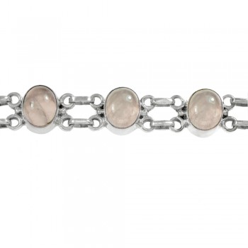 Pulsera cuarzo rosa Plata de Ley 925 - Karissma 2