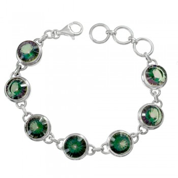 Pulsera Mystic Rubí Plata de Ley - Karissma