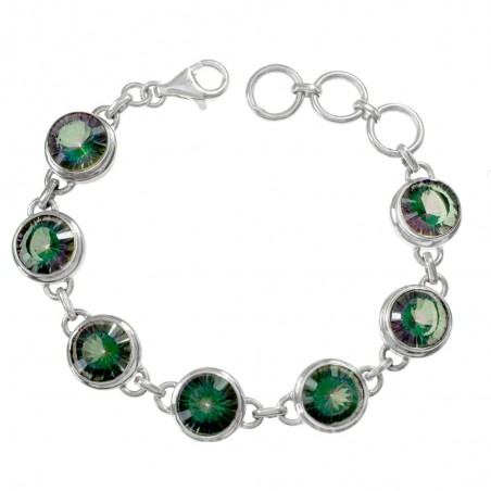 Pulsera Mystic Rubí Plata de Ley - Karissma