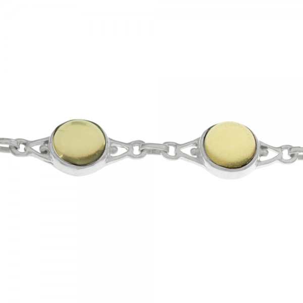 Pulsera citrino Plata de Ley 925 - Karissma