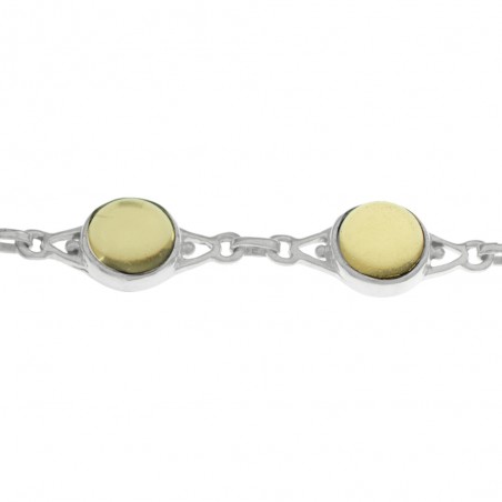 Pulsera citrino Plata de Ley 925 - Karissma