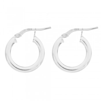 Pendientes aro 16 mm Plata de Ley - Karissma