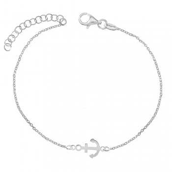 Pulsera ancla Plata de Ley - Karissma