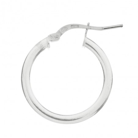 Pendientes aro 16 mm Plata de Ley - Karissma