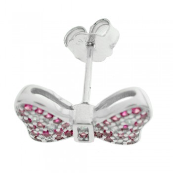 Pendientes lazo Plata de Ley - Karissma 2