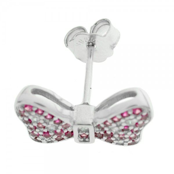 Pendientes lazo Plata de Ley - Karissma