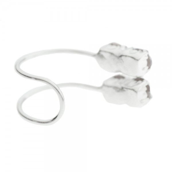 Ear cuff colorful Plata de Ley - Karissma