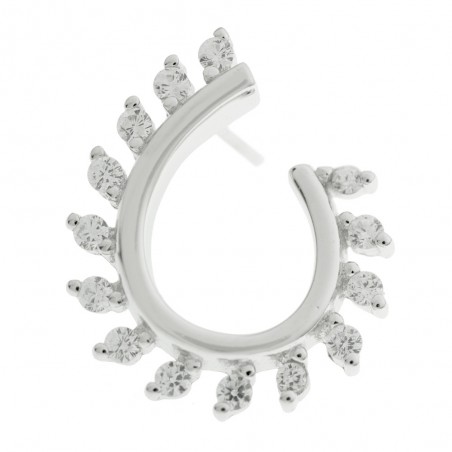 Pendientes espiga Plata de Ley - Karissma