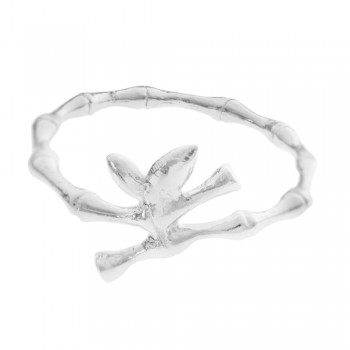 Anillo bambú Plata de Ley - Karissma