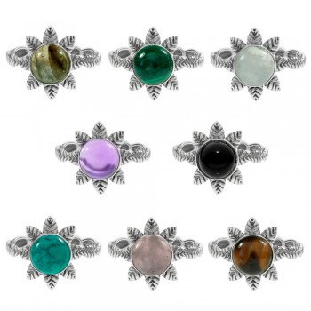 Anillo piedra natural puntas Plata de Ley - Karissma