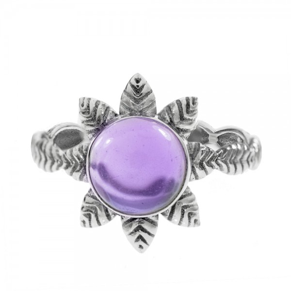 Anillo piedra natural puntas Plata de Ley - Karissma