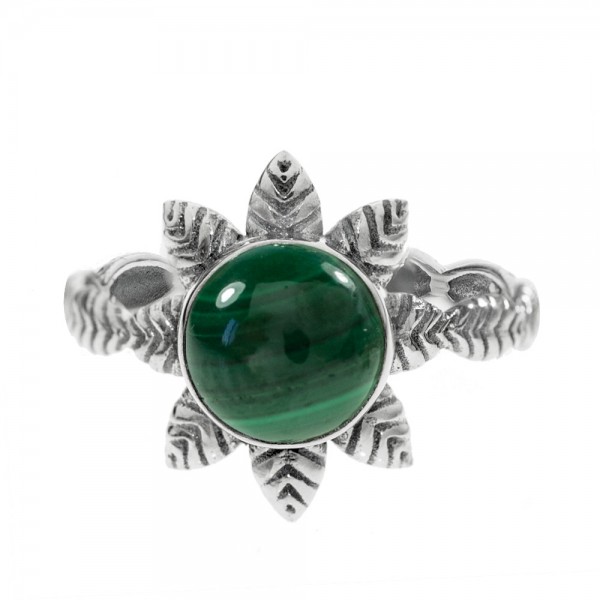 Anillo piedra natural puntas Plata de Ley - Karissma