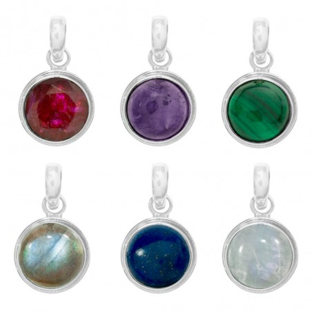 Colgante piedra natural XS Plata de Ley - Karissma