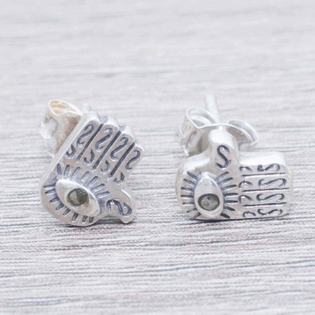 Pendientes mano Plata de Ley 925