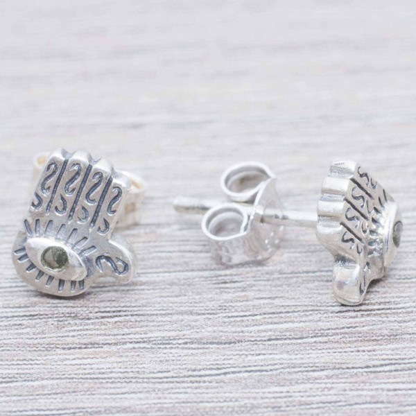 Pendientes mano Plata de Ley 925