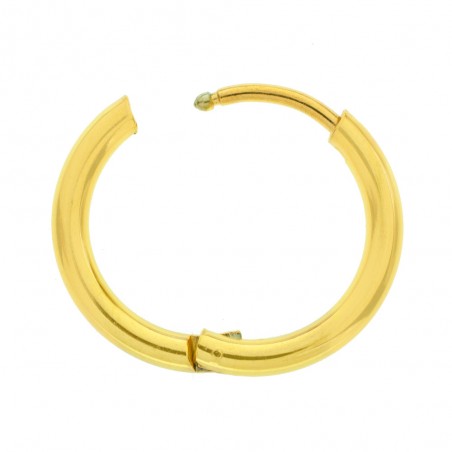 Aros dorados 2 mm acero - Karissma