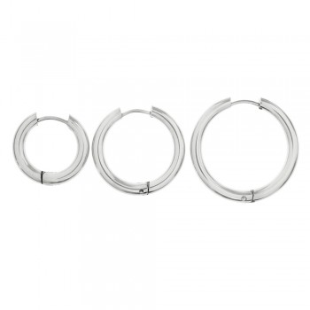Aros gruesos acero inoxidable - Karissma