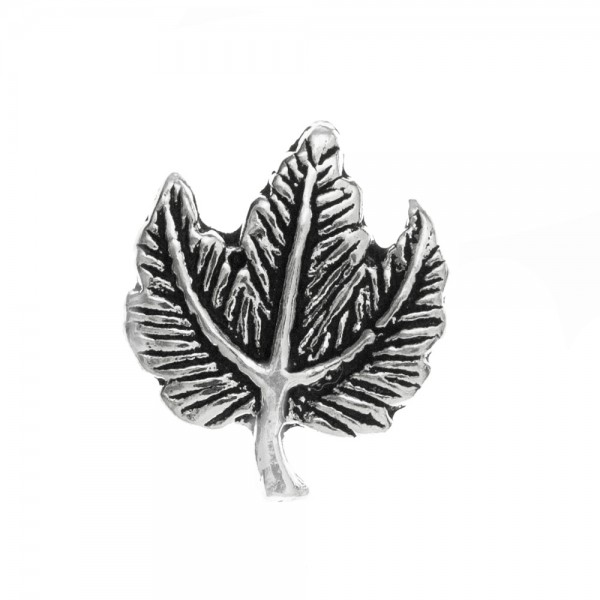 Mini pendientes hoja Plata de Ley 925