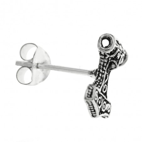 Pendientes martillo de Thor Plata de Ley 925