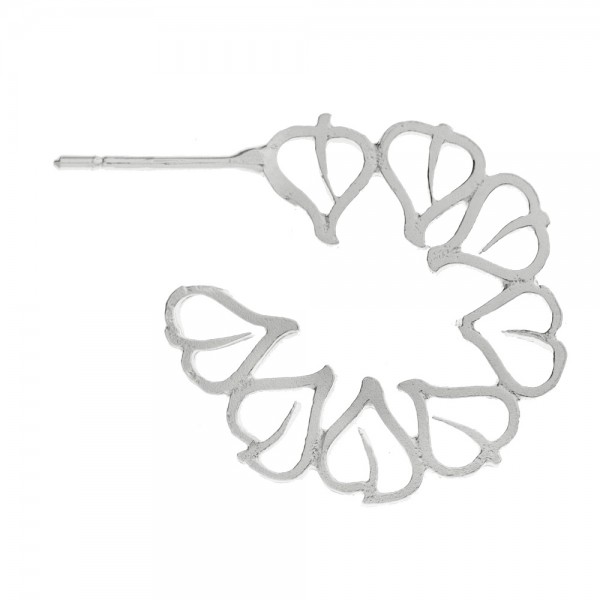 Pendientes redondos mandala Plata de Ley - Karissma