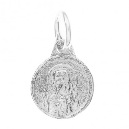 Medalla mini escapulario Virgen del Carmen Plata de Ley - Karissma