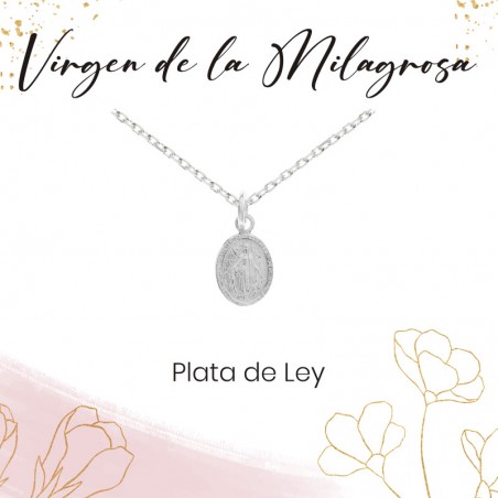 Medalla Virgen la Milagrosa Plata de Ley - Karissma