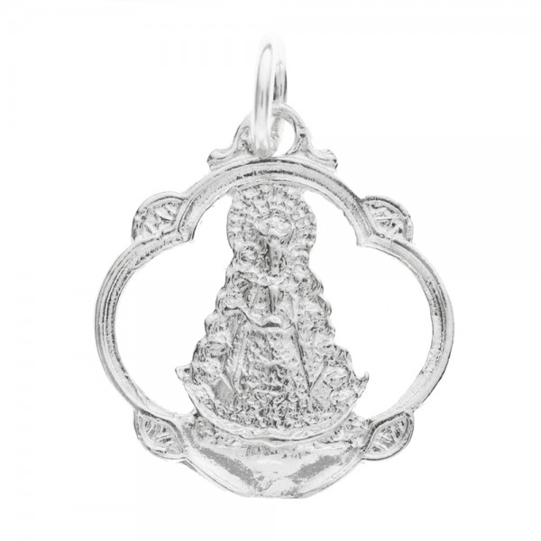 Medalla Virgen del Rocío calada Plata de Ley - Karissma