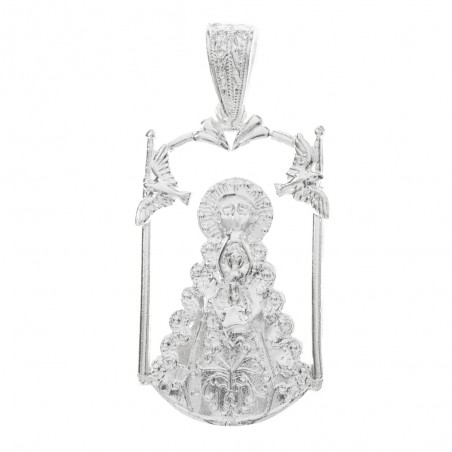 Medalla Virgen del Rocío palio Plata de Ley - Karissma