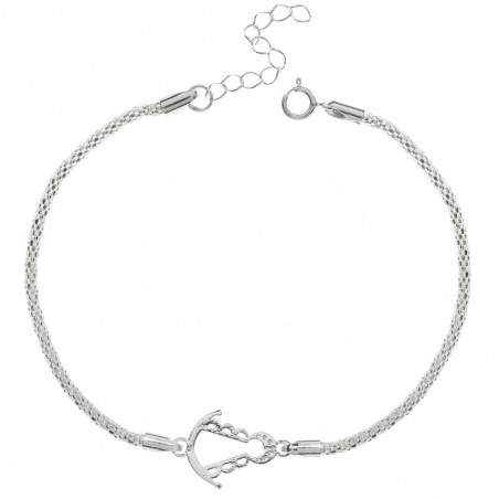 Pulsera Virgen del Rocío Plata de Ley - Karissma