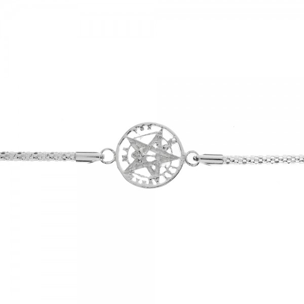 Pulsera Tetragramaton Plata de Ley - Karissma