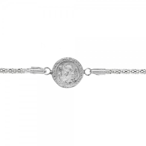 Pulsera escapulario San Benito Plata de Ley - Karissma