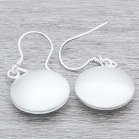 Pendientes circulares Plata de Ley 925