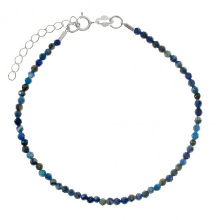 Pulsera de piedra natural facetada Plata de Ley - Karissma