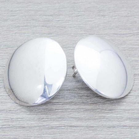 Pendientes redondos Plata de Ley 925