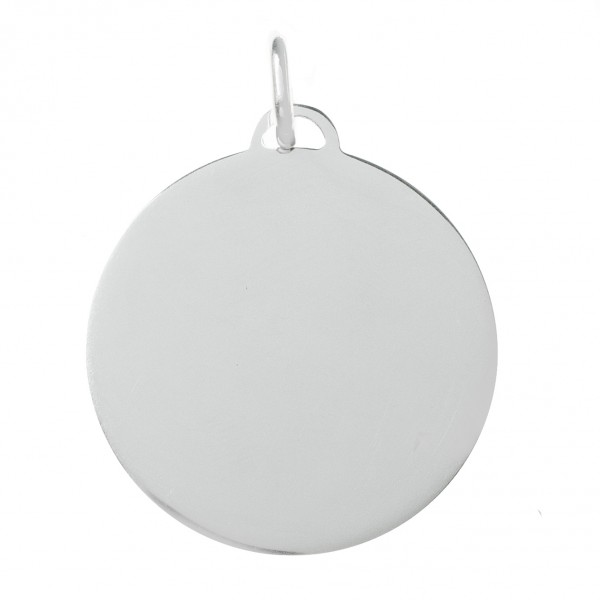 Colgante chapa para grabar Plata de Ley - Karissma